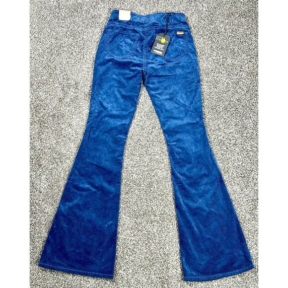Rock And Roll Denim Bargain Bell Pants Women's 27x34 Pull On Flare Corduroy - Picture 9 of 13